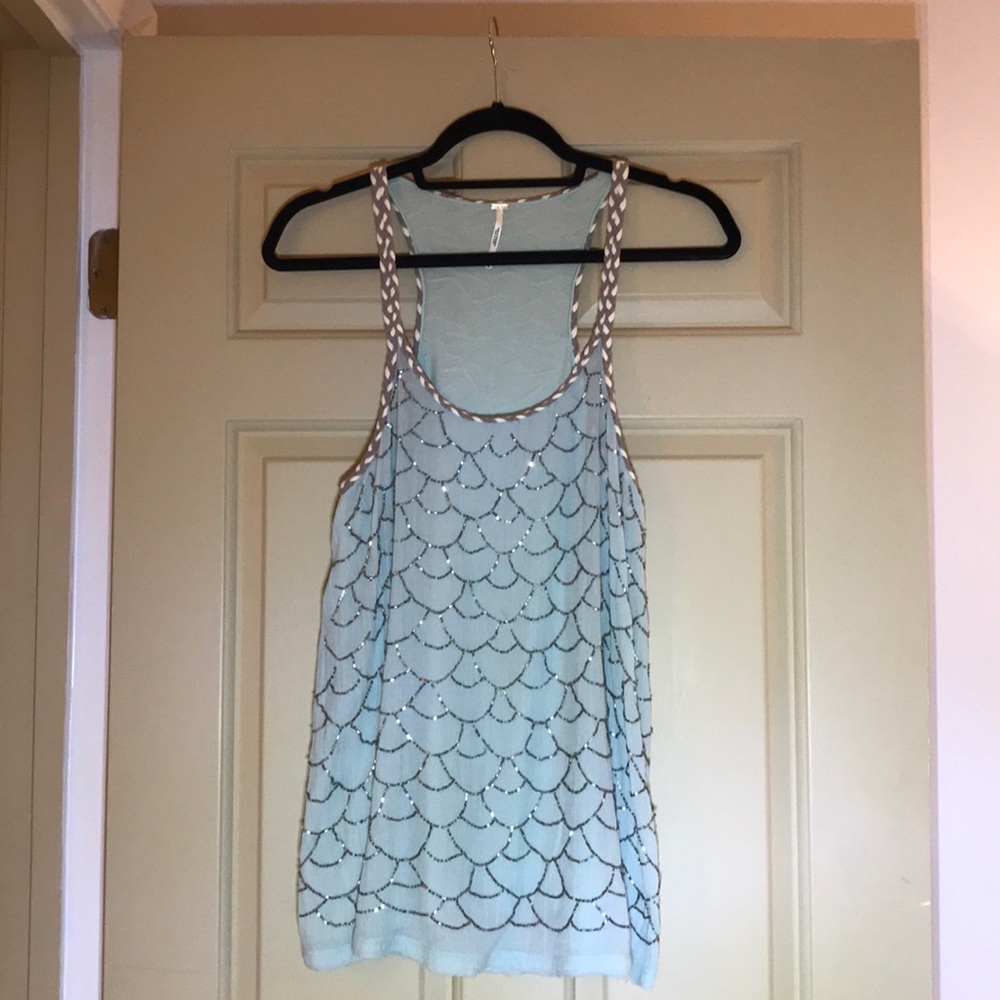 Free People Beaded Tank!